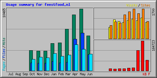 Usage summary for feestfood.nl